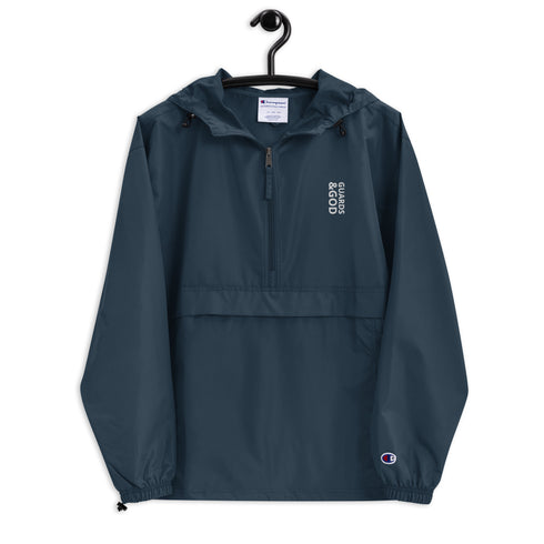 Guards &God Vertical Embroidered Champion Packable Jacket
